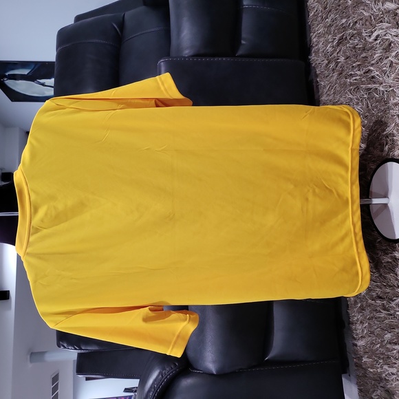Yellow-Gold Active Athletic T-Shirt - Picture 2 of 3